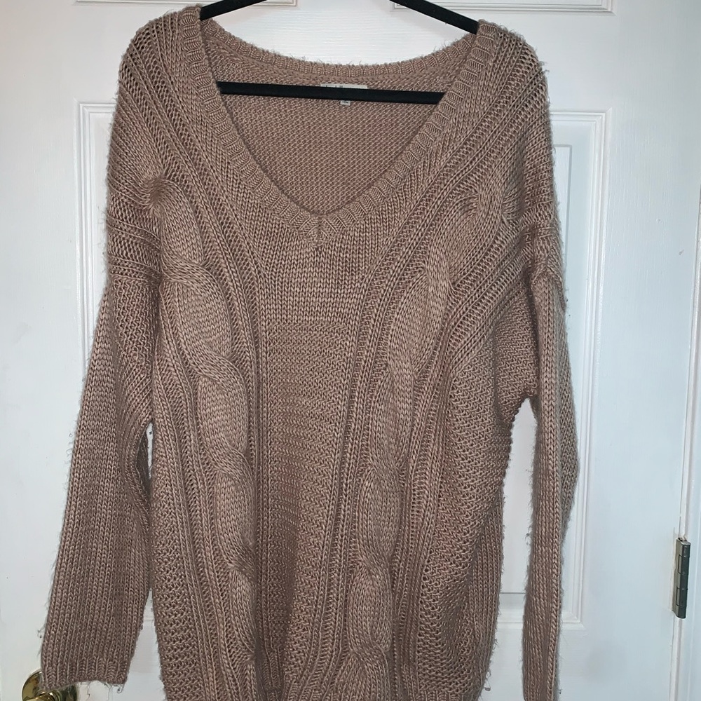 Beige Pink Sweater